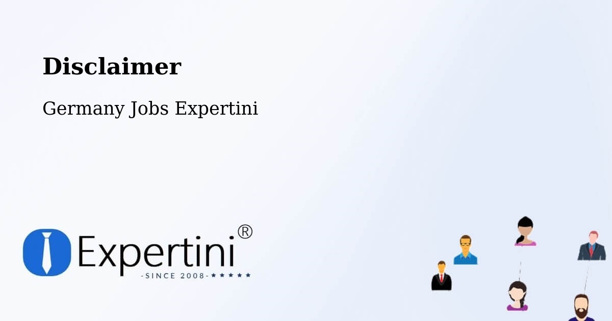 Disclaimer – Bocholt - Germany Jobs Expertini