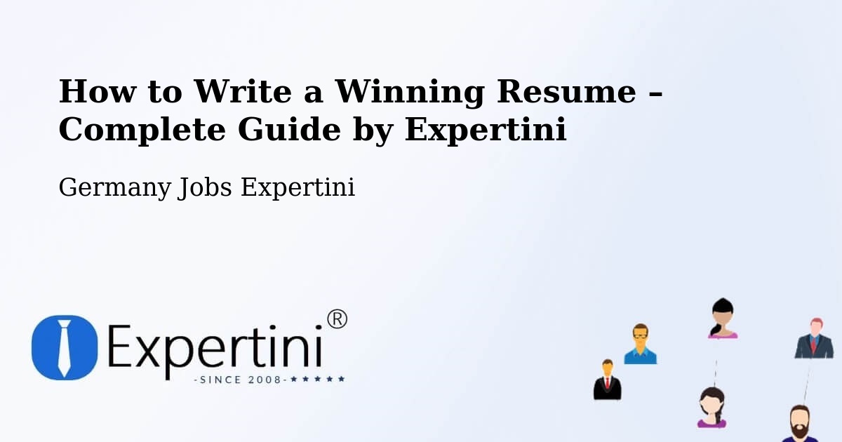 Resume Writing Guide for Job Seekers – Bocholt - Bocholt, Germany Jobs Expertini